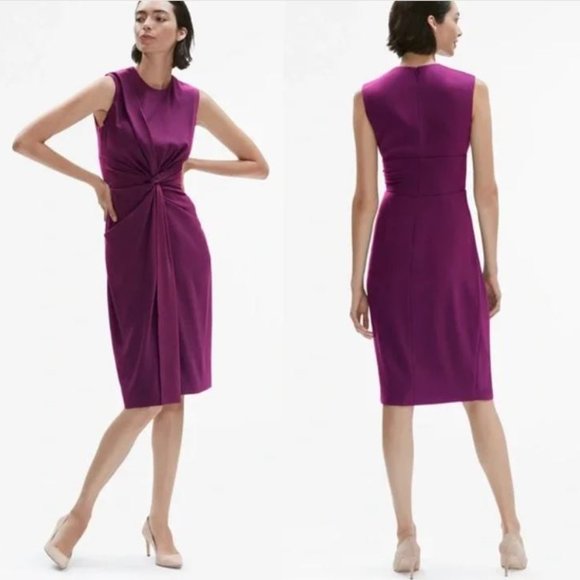MM Lafleur Dresses & Skirts - MM LaFleur Taylor Dress in Deep Plum Size 6